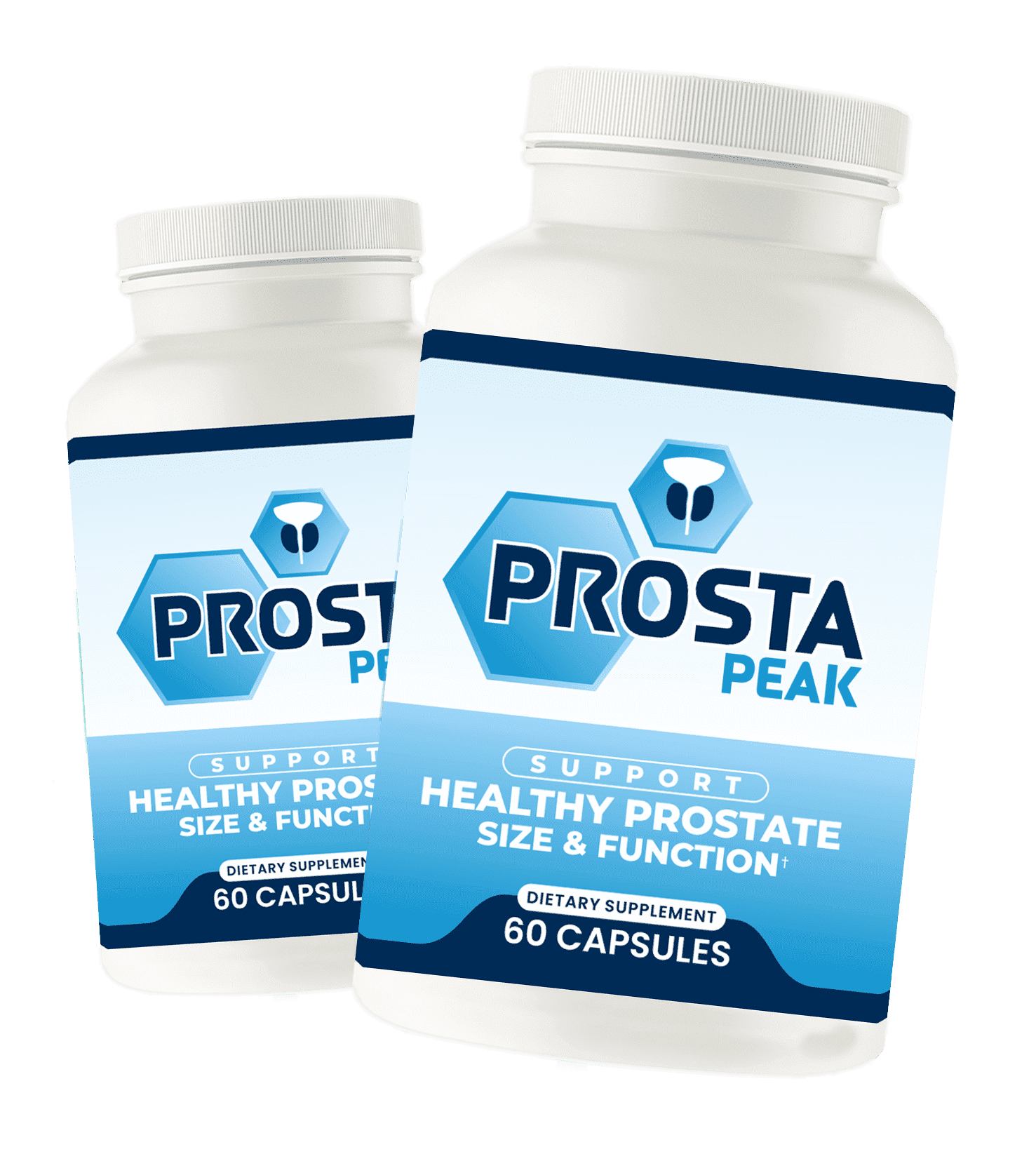 Prosta Peak supplement bottle for prostate wellness support